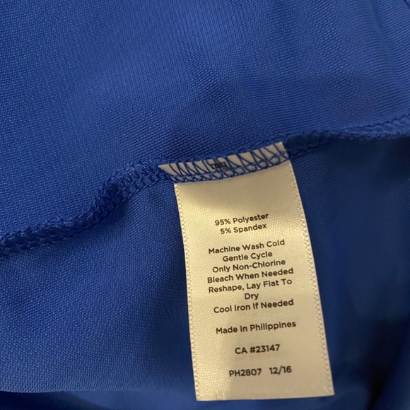 Talbots Blue Dress - Picture 4 of 4